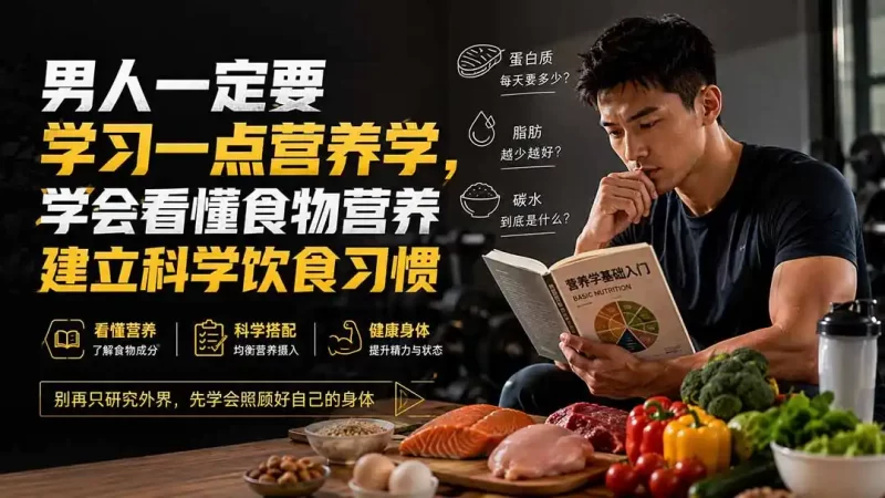 付费文章：男人一定要学习一点营养学，学会看懂食物营养建立科学饮食习惯-51云资源