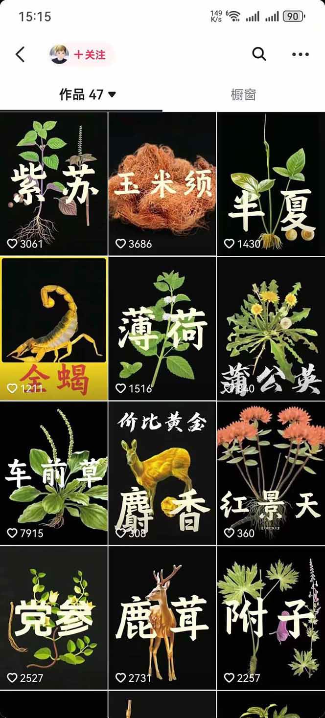 （15925期）中草药养生赛道：AI文案 故事模板 橱带货，45条作品涨粉13w 单月变现1万 