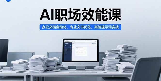 （15371期）AI职场效能课，办公文档自动化，专业文书优化，高阶提示词实战-51云资源