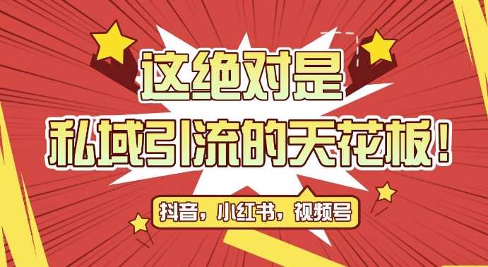最新首发全平台引流玩法,公域引流私域玩法,轻松获客500 ,附引流脚本,克隆截流自热玩法【揭秘】-51云资源