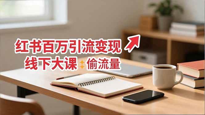 (16661期)小红书百万引流变现-11月线下大课:分享从0到百万引流路径,手把手教偷流量、拿结果-51云资源