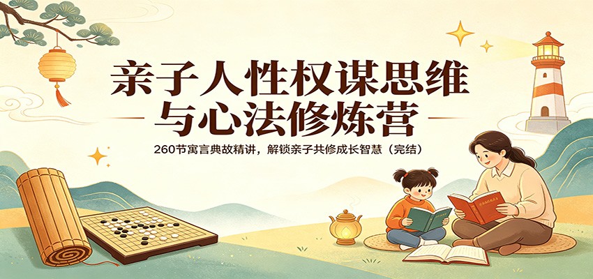 亲子人性权谋思维与心法修炼营：260节寓言典故精讲，解锁亲子共修成长智慧（完结）-51云资源