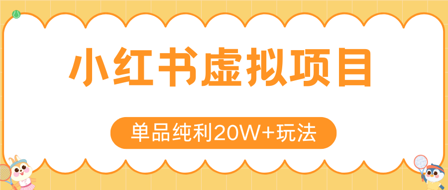 小红书虚拟电商新玩法，实现单品纯利20W ，可矩阵放大操作！-51云资源