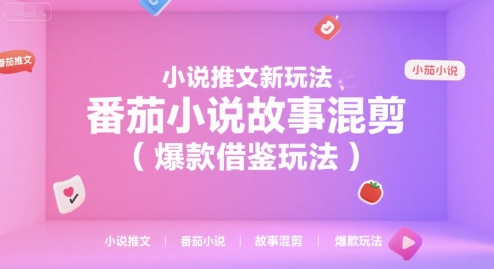 小说推文新玩法，番茄小说故事混剪（爆款借鉴玩法）-51云资源