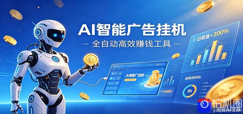 AI智能广告挂机，小白轻松上手，在家自动赚收益-51云资源