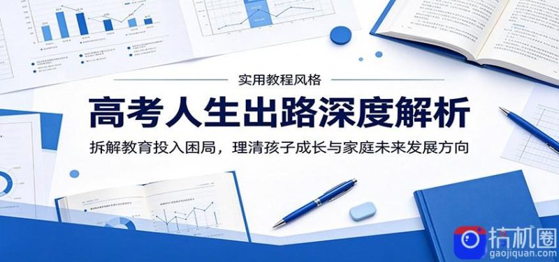 高考人生出路深度解析：拆解教育投入困局，理清孩子成长与家庭未来发展方向-51云资源