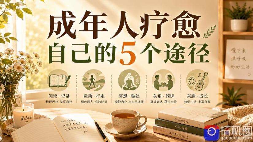 付费文章:成年人疗愈自己的5个途径-51云资源
