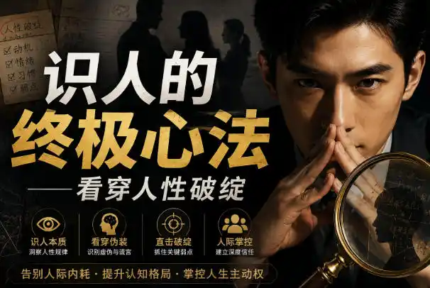 付费文章:识人的终极心法——看穿人性破绽-51云资源
