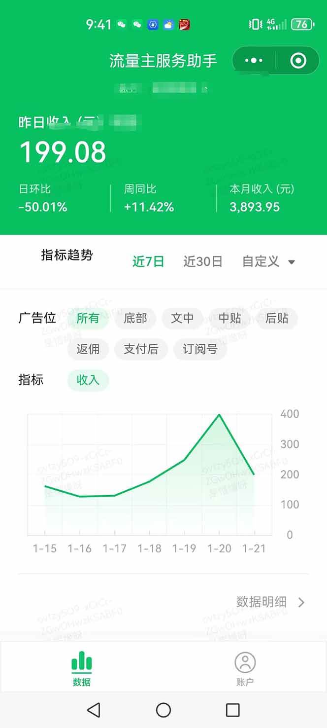 （14030期）AI 公众号写情感短文，每天200 流量主收益，已稳定一年之久