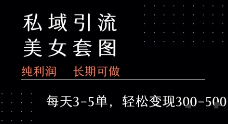 私域卖套图每天3-5单 每单利润99-2张-51云资源