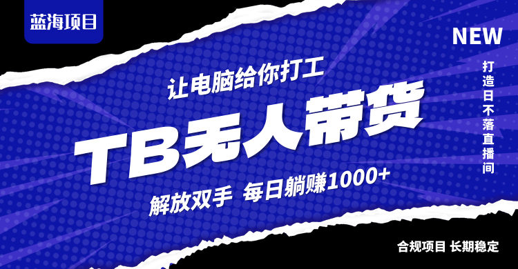 (12742期)淘宝无人直播最新玩法,不违规不封号,轻松月入3W-51云资源