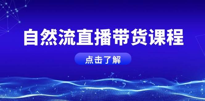（13809期）自然流直播带货课程，结合微付费起号，打造运营主播，提升个人能力-51云资源