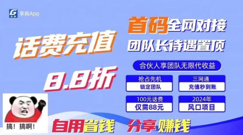 (11083期)88折冲话费,立马到账,刚需市场人人需要,自用省钱分享轻松日入千元,…-51云资源