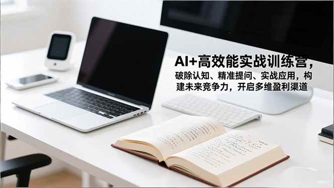 （16635期）AI 高效能实战训练营，破除认知、精准提问、实战应用，构建未来竞争力，开启多维盈利渠道-51云资源