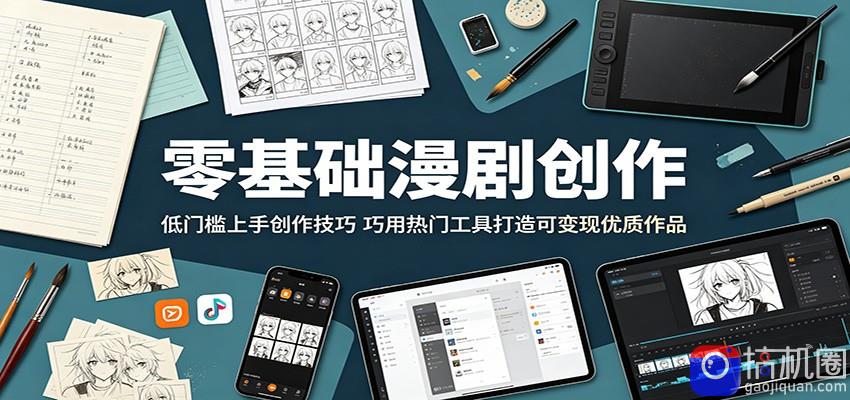 零基础漫剧创作:低门槛上手创作技巧,巧用热门工具打造可变现优质作品-51云资源