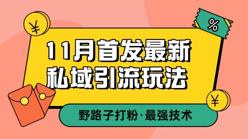 11月首发最新私域引流玩法，自动克隆爆款一键改写截流自热一体化 日引300 精准粉-51云资源