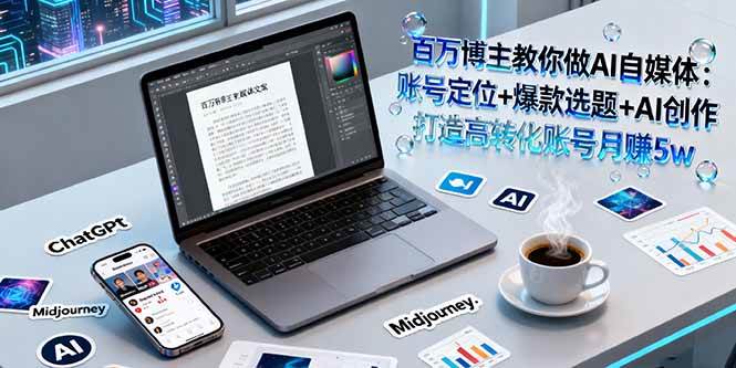 (16131期)百万博主教你做AI自媒体:账号定位 爆款选题 AI创作 打造高转化账号月赚5w