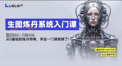LibLibAI哩布哩布生图炼丹系统入门课，从生图到炼丹，只学这一门就够了-51云资源