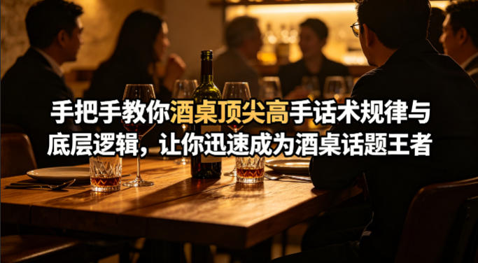 付费文章：手把手教你酒桌顶尖高手话术规律与底层逻辑，让你迅速成为酒桌话题王者(二十年全网独家经验分享)-51云资源