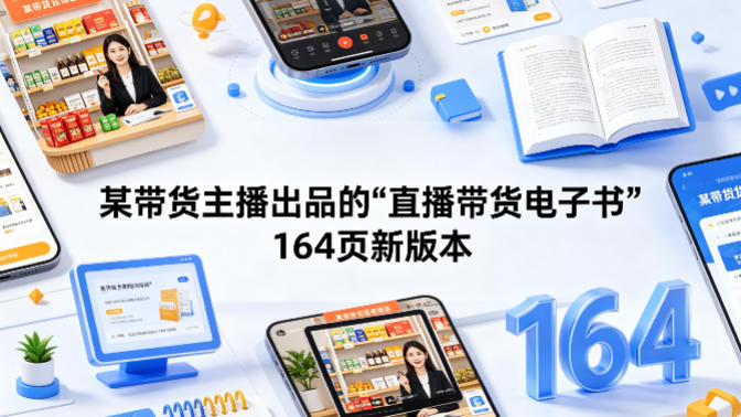 某带货主播出品的《直播带货电子书》164页新版本-51云资源