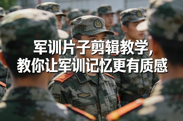 军训片子剪辑教学，教你让军训记忆更有质感-51云资源