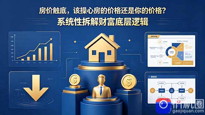 付费文章：房价触底，该操心房的价格还是你的价格？系统性拆解财富底层逻辑-51云资源
