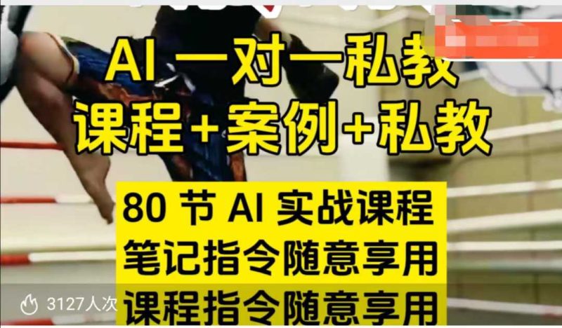 AI指令实战课,课程 案例,80节AI实战课程,笔记指令随意享用,课程指令随意享用(更新26年3月)-51云资源
