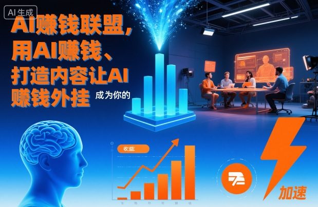 AI賺钱联盟，用AI賺钱、打造内容让AI成为你的賺钱外挂-51云资源