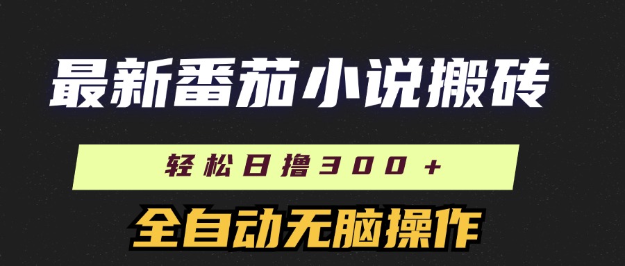 （11904期）最新番茄小说搬砖，日撸300＋！全自动操作，可矩阵放大-51云资源