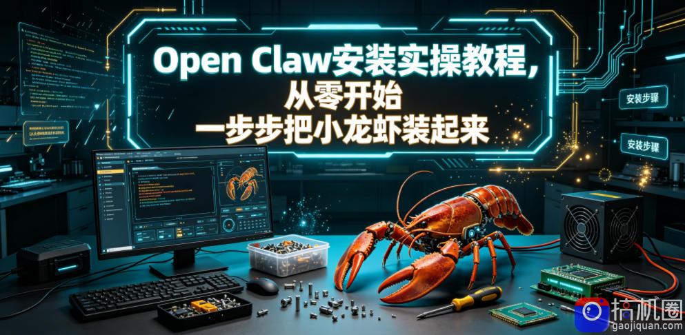 Open Claw安装实操教程，从零开始一步步一步步把小龙虾装起来-51云资源