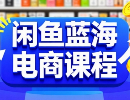 闲鱼蓝海电商课程，手把手助你快速上手，轻松实现闲鱼稳定盈利-51云资源