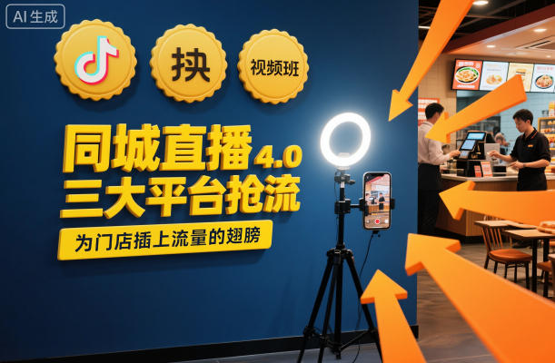 同城直播实操班4.0，三大平台抢流，为门店插上流量的翅膀-51云资源