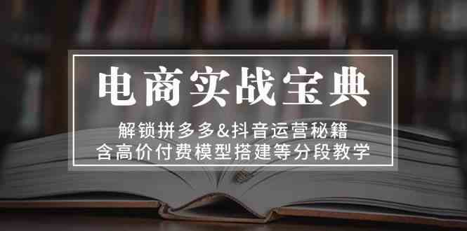 电商实战宝典:解锁拼多多