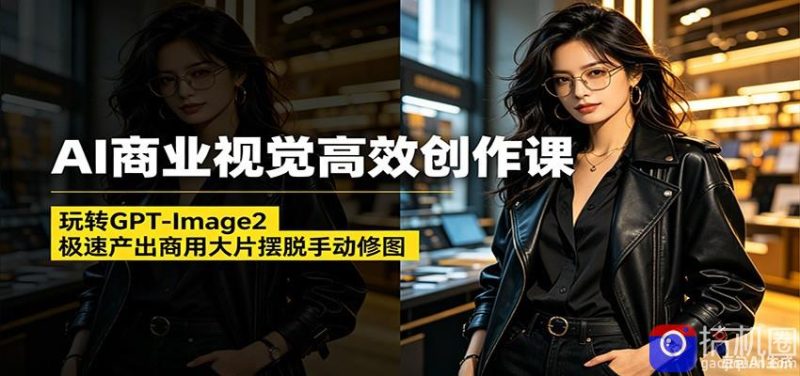 AI商业视觉高效创作课:玩转GPT-Image2,极速产出商用大片摆脱手动修图(更新)-51云资源