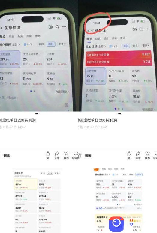 薅流虚拟2.0陪跑课,0成本AI流程化操作,淘宝 闲鱼同步玩法,上一次货两个平台有收益,单店每天200纯利润