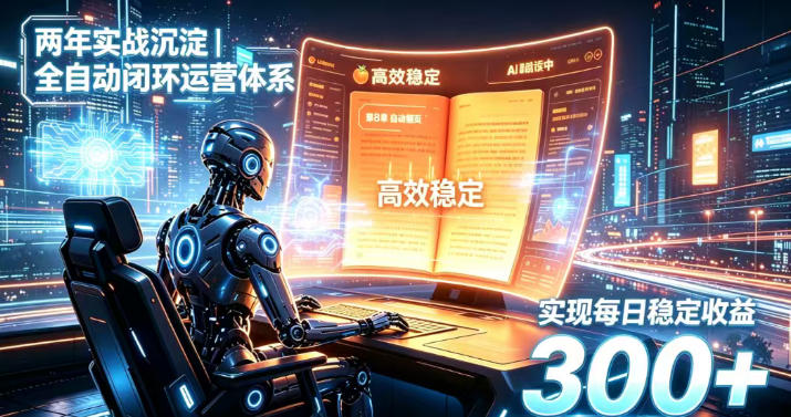 两年实战沉淀|全自动闭环运营体系,实现每日稳定收益300 【揭秘】-51云资源