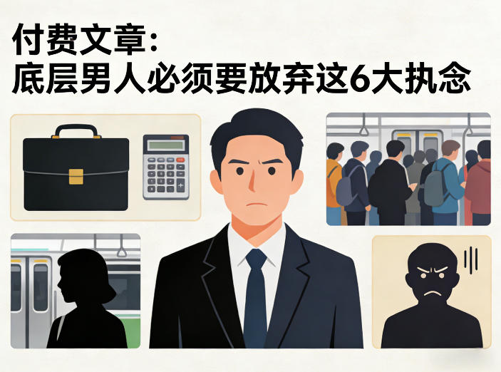 付费文章：底层男人必须要放弃这6大执念-51云资源