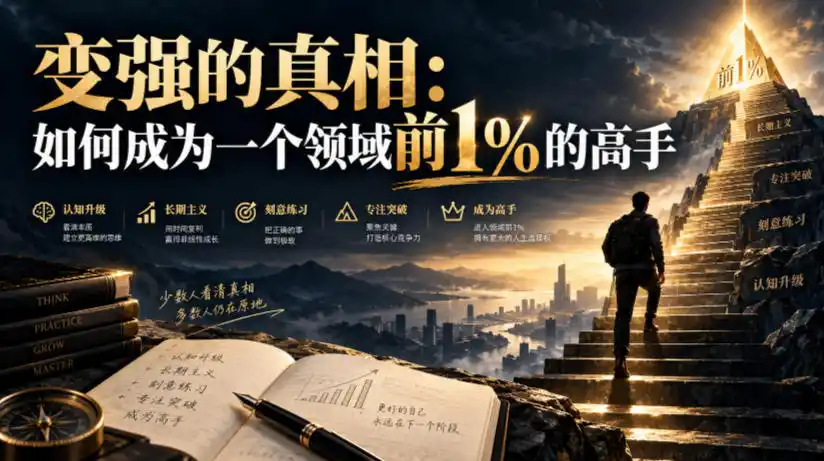 付费文章：变强的真相：如何成为一个领域前1%的高手-51云资源