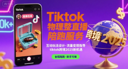 Tiktok物理整蛊直播陪跑服务-tiktok跨境2025-51云资源