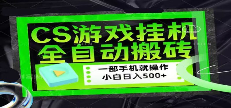 CSGO游戏挂机捡漏搬砖,超稳定的项目,带领1000 小白实现日入500-51云资源