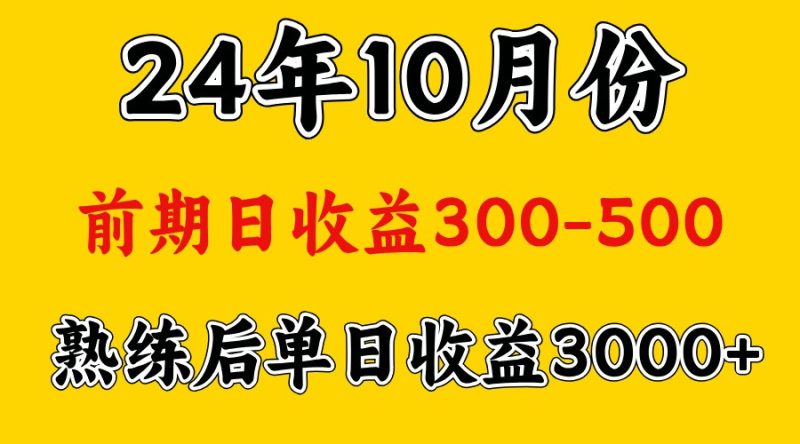 高手是怎么赚钱的.前期日收益500 熟练后日收益3000左右-51云资源