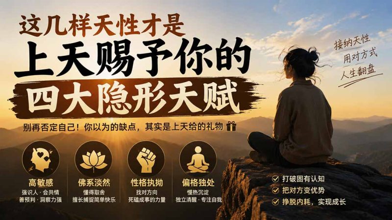 付费文章:这几样天性才是上天赐予你的四大隐形天赋-51云资源