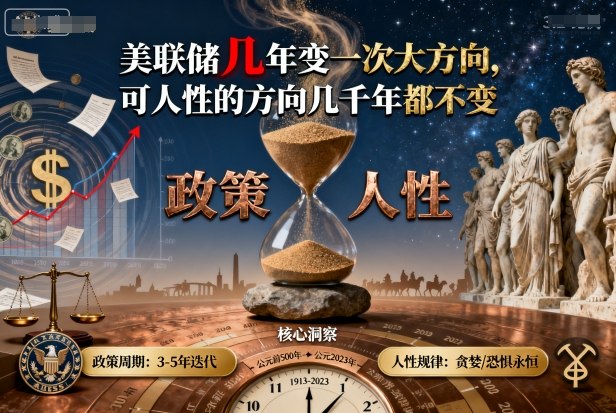 付费文章：美联储几年变一次大方向，可人性的方向几千年都不变-51云资源