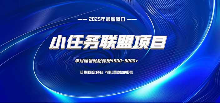 小任务联盟项目：一台电脑每天只需10分钟，轻松简单稳定-51云资源