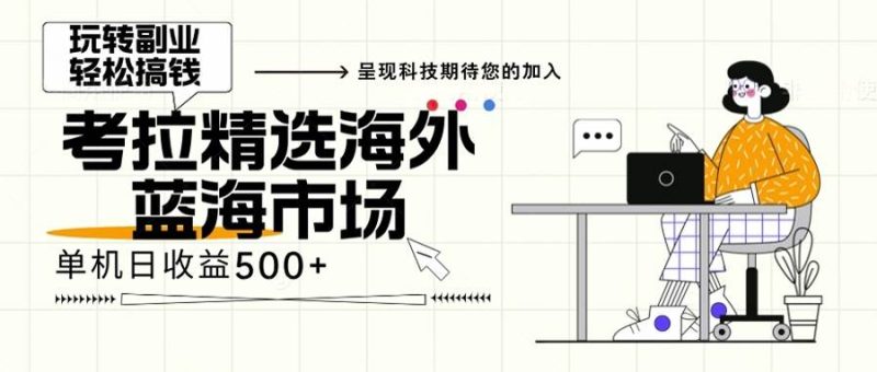 （13191期）海外全新空白市场，小白也可轻松上手，年底最后红利-51云资源