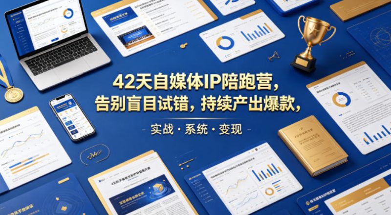 42天自媒体IP陪跑营,告别盲目试错,持续产出爆款,实战·系统·变现(更新2026)-51云资源