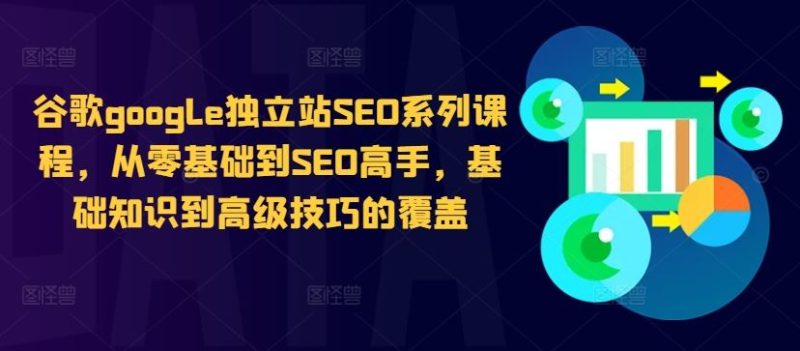 谷歌google独立站SEO系列课程，从零基础到SEO高手，基础知识到高级技巧的覆盖-51云资源