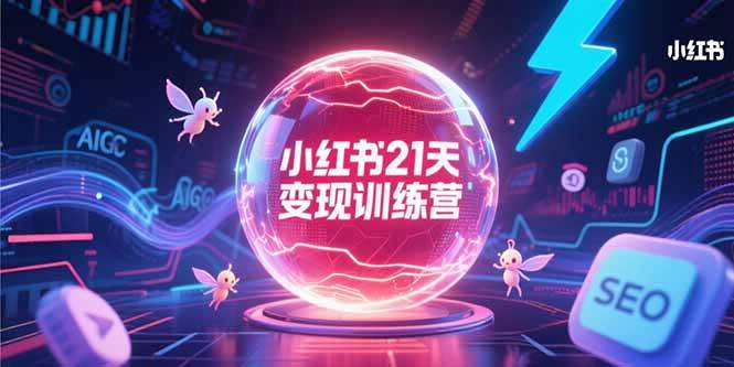 （15328期）小红书21天变现训练营，AIGC工具高效应用，SEO优化核心技巧-51云资源