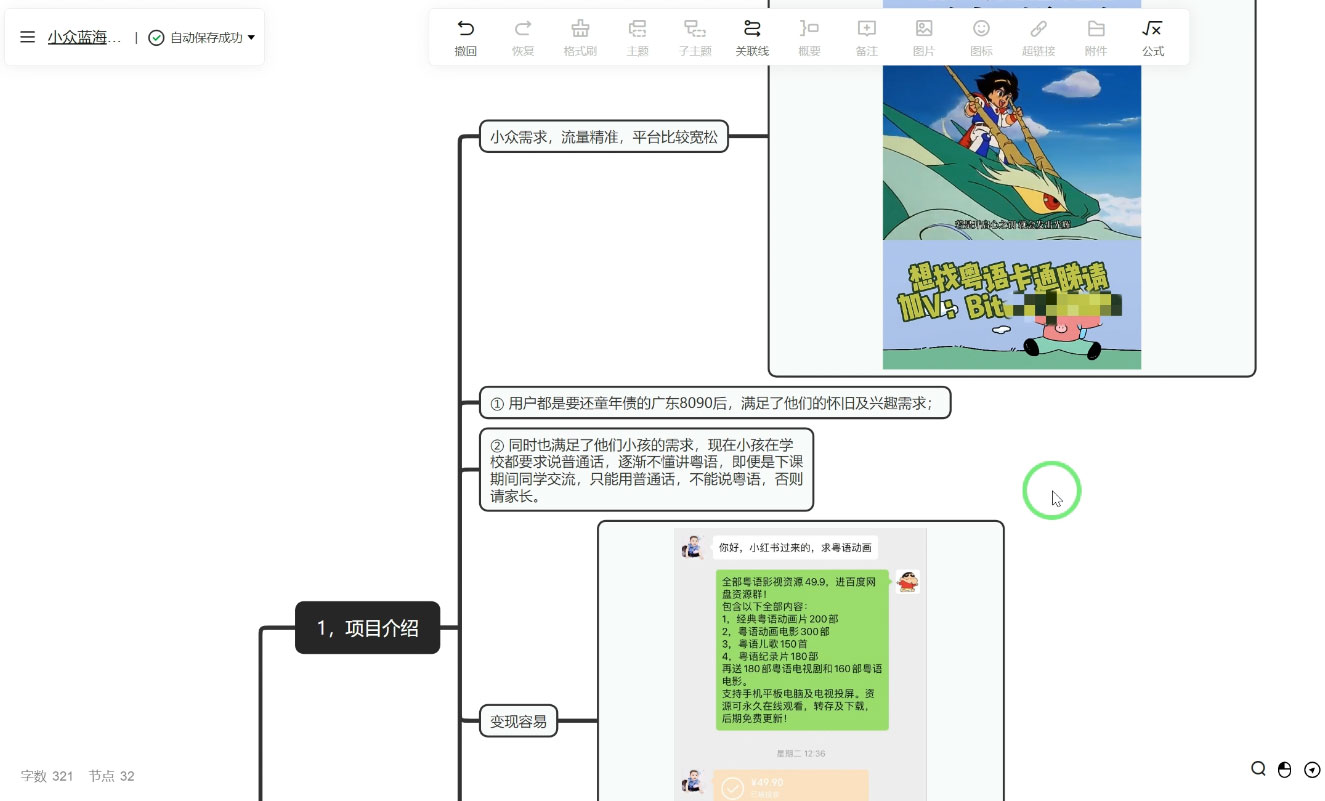 抖音小红书粤语动画电影玩法,小众蓝海项目,日入1000