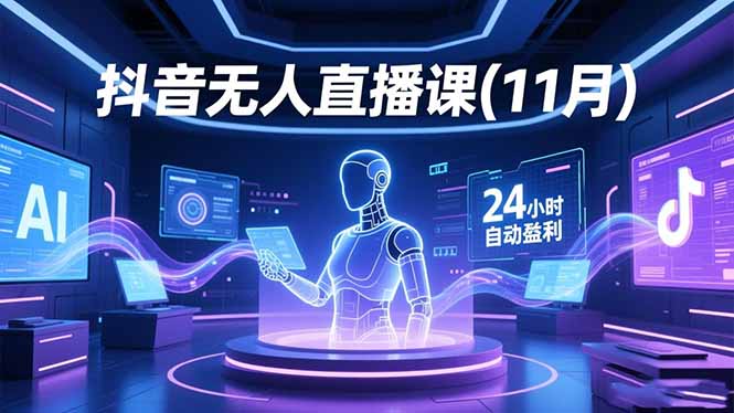 抖音无人直播课(11月-51云资源